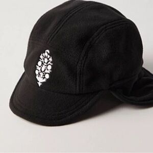 Free People Movement Buti Fleece Earflap Ball cap NWOT